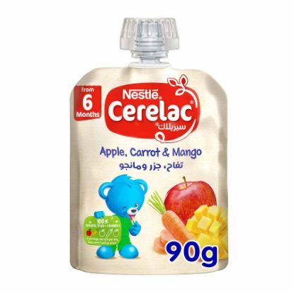 Picture of CERELAC APPLE,CARROT &MANGO  16X90G 1277