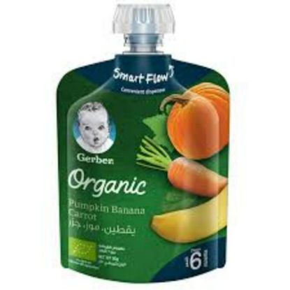 Picture of GERBER QRGANIC PUMPKIN BANANA CARROT 7X90GXA 7471