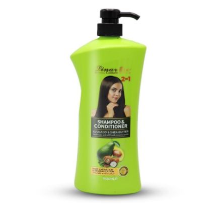 صورة لينا روز شامبو وبلسم خلاصة الافوكادو وزبدة الشيا - 1000مل شد 12حبة