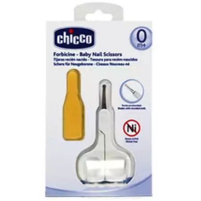 Picture of CHICCO BABY NAIL SCISSORS W YELLOW COVER 0 M 65260-3772 اصفر