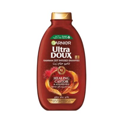 Picture of GARNIER ULTRA DOUX SHAMPOO CASTOR & ALMOND OIL 600 ML 611