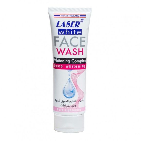 صورة LASER WHITE FACE WASH 100ml #9135