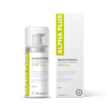 صورة Avalon Alpha Plus Brightening Adv Formula SPF30 Cr 30 ML