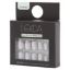 Picture of LOCA PRESS ON NAILS SILVER GLITTER OVAL SHAPE NO.3    0024