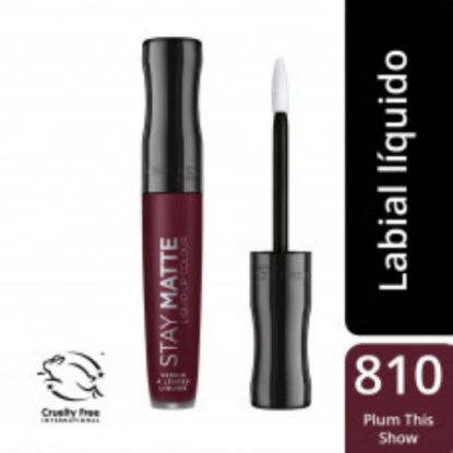 Picture of RIMMEL STAY MATTE PLUM THIS SHOW LIP COLOUR NO.810-9362