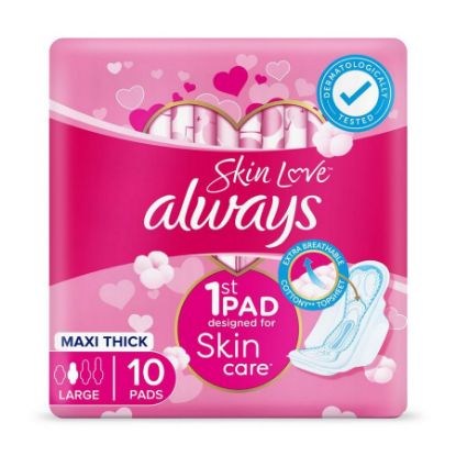 Picture of ALWAYS SKIN LOVE MAXI THICK LARGE 8X24 PCS 6225
