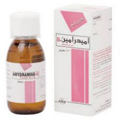 Picture of AMYDRAMINE–II SUGER FREE COUGH SYRUP 120 ML