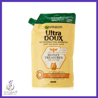 Picture of GARNIER ULTRA DOUX HONEY  SHAMPOO ECO PACK, 500 ML 9586