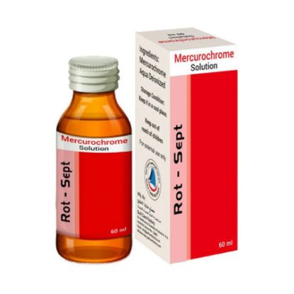Picture of MERCUROCHROME ANTISEPTIC SOLUTION 60 ML MERCUROCHROME ANTISE