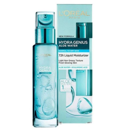 Picture of LOREAL PARIS HYDRA GENIUS ALOE WATER  MOISTURIZER NORMAL TO