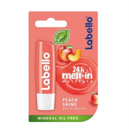 صورة 2020-011012101521-22 - لابيلو بلسم العناية بالشفاه بعطر الخوخ 4.8 جرام