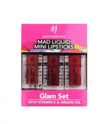 Picture of MADCOSMETICS MAKEUP MINI LIPSTICKS- GLAM SET SET 0752