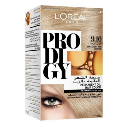 صورة 2015-04-000086 - لوريال صبغة برودجي 9.10 اشقر فاتح جدا رمادي ذهب ابيض