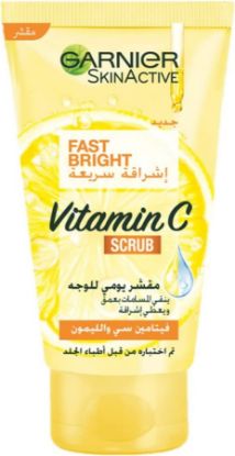 Picture of GARNIER SKINACTIVE  SCRUB WITH VITAMIN C & LEMON - 150 ML  6