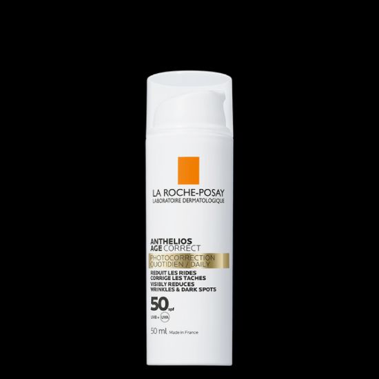 صورة لا روش بوسي كريم أنثليس ايج كركة فوتو كورقتين لايت كريم SPF 50