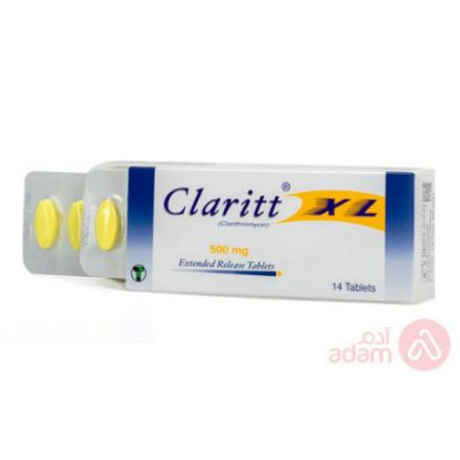 Picture of CLARITT 500 MG XL 14 TAB