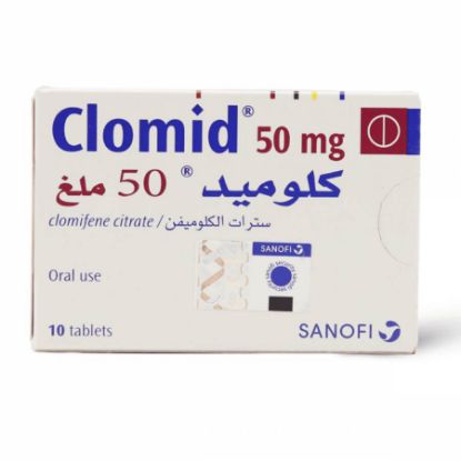 Picture of CLOMID 50 MG 10 TAB