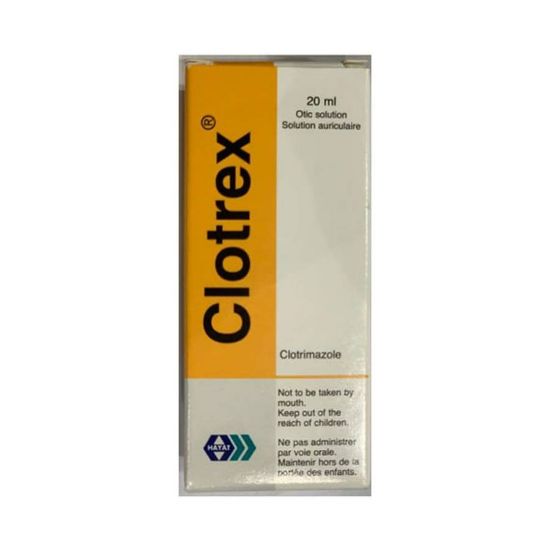 Picture of CLOTREX OTIC SOLUTION 1% 20 ML