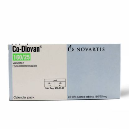 Picture of CO-DIOVAN 160/25 MG 28 TAB
