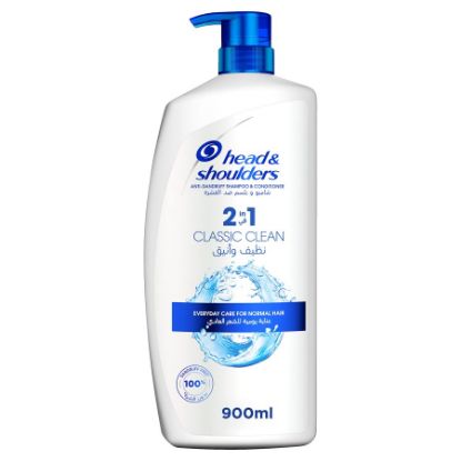 Picture of HEAD&SHOULDERS SHAMPOO + CONDITIONER CLASSSIC CLEAN 900ML