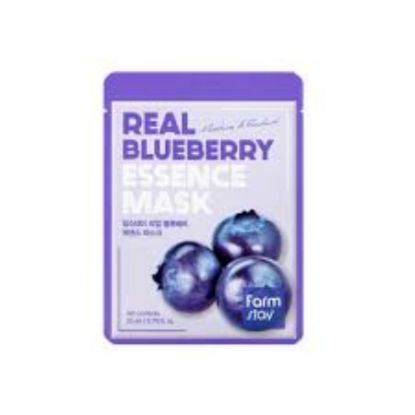 Picture of FARMSTAY REAL BLUEBERRY ESSENCE MASK SHEET 23ML