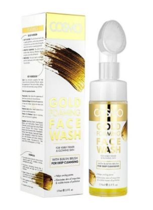 Picture of COSMO GOLD FOAMING FACIAL WASH WITH BRUSH 175ML