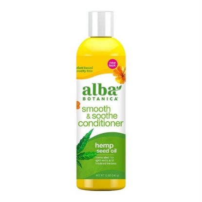 Picture of ALBA BOTANICA HEMP SEED SMOOTH SOOTHE COND 340ML