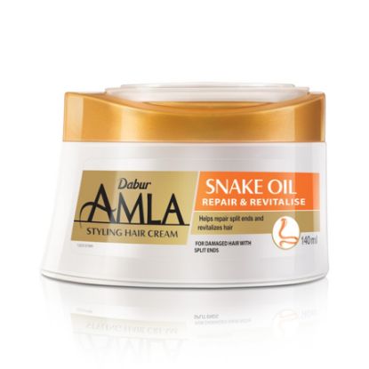 صورة DABUR AMLA HAIR CREAM SNAKE OIL REPAIR & REVITALISE 140 ML
