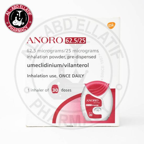 Picture of ANORO ELLIPTA 62.5/25MCG 30 INHALER