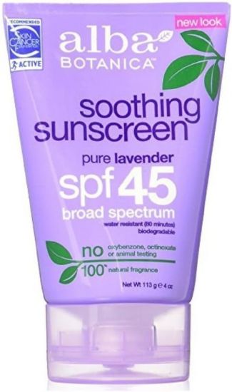 صورة ألبا بوتانيكا لوشن واقي شمس باللافندر SPF 45 ١١٣  جم
