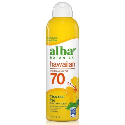 Picture of ALBA BOTANICA MAX SUN SCREEN CLEAR SPRAY 70SPF 171G