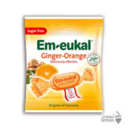 صورة حلوى الزنجبيل و البرتقال للحلق 12 حلوى