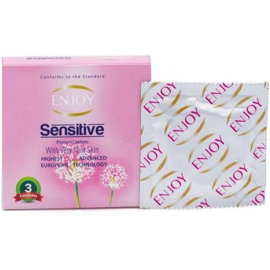 صورة ENJOY SENSITIVE PREMIUM CONDOMS 3PCS 8615