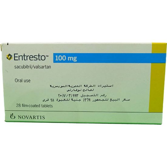Picture of ENTRESTO 100 MG 28 TAB