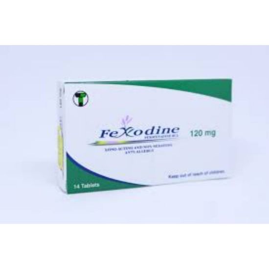Picture of FEXODINE 120 MG 14 TAB