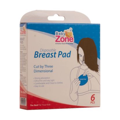 Picture of BABY ZONE BREAST PAD 6 PCS#
