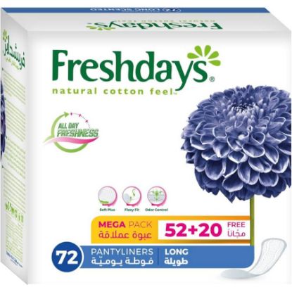Picture of FRESHDAYS LONG MEGA PACK 6 X (52+20 FREE =72) DF346R03