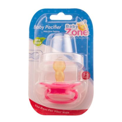 Picture of BABY ZONE PACIFIER لهاية كبيرة حلمة صفراء BLF 8172