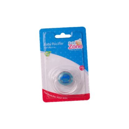 Picture of BABY ZONE PACIFIER SILICONE لهاية مضغوطة بغطاء BLF 8124
