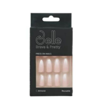 Picture of BELLE PRESS ON NAILS (WARD) ALMOND SHAPE, GLOSSY OMBRE LIGHT