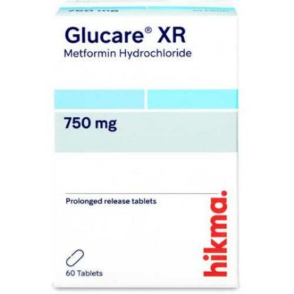 Picture of GLUCARE XR 500 MG 60 TAB