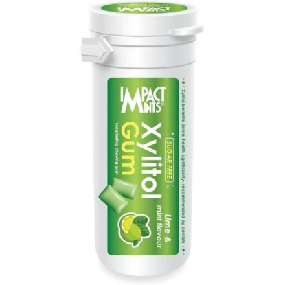 Picture of IMPACT GUM 30G, SUGAR FREE, MINT WITH GREEN LEMON