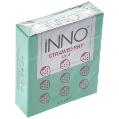 صورة اينو واقي ذكري بنكهة الفراولة 3 حبات