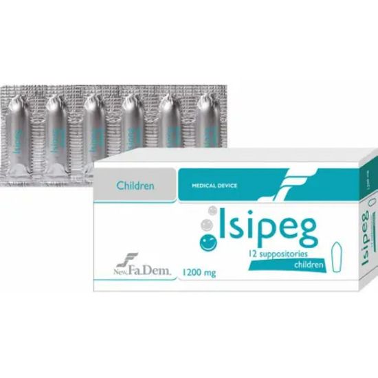 Picture of ISIPEG CHILDREN 1200 MG 12 SUPPOSITORIES