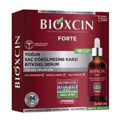 Picture of BIOXCIN HERBAL FORT INTENSIVE FOR HAIR LOSS SERUM  3*50 ML