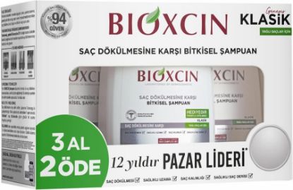 Picture of BIOXCIN HERBAL  HAIR LOSS  OILY HAIR SHAMPOO  300 ML  0048