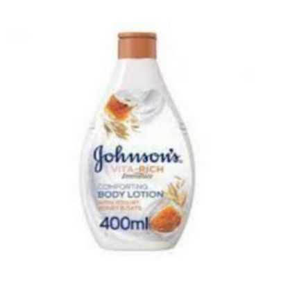 صورة جونسون لوشن جسم لبن عسل شوفان 400 مل