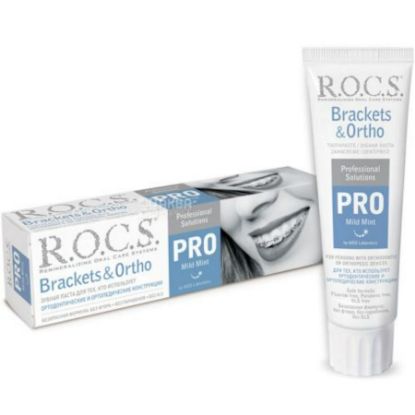 Picture of R.O.C.S TOOTHPASTE PROBRACKETS & ORTHO 135G