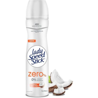 Picture of LADY SPEED STICK, ZERO%  ANTIPERSPIRANT STICK FRESH COCONUT
