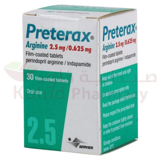 Picture of PRETERAX 2.5 MG/0.625 MG 30 TAB